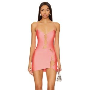 Mother of All Zya Mini Dress in Neon Orange